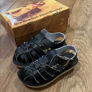 Sun San Salt Water Sandals - Black